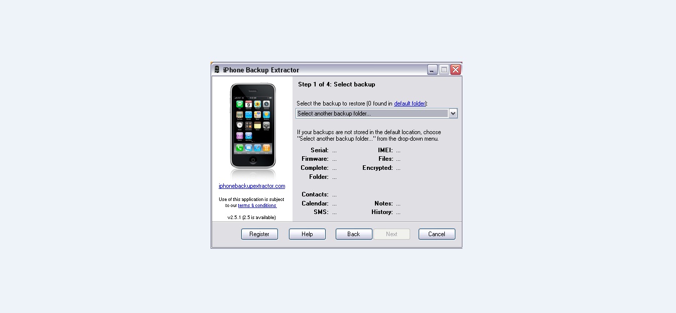 iphone backup extractor windows xp