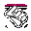 Black Black Chrome Theme Hot Pink Highlight
