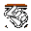 Black Black Chrome Theme Orange Highlight
