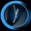 blue glassy cairo-clock
